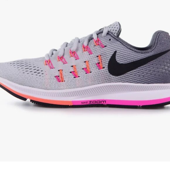 NEW NIKE Zoom Pegasus 33 831356-004 Light Grey Ombre Pink 10 US 42 EUR Medium - Picture 7 of 9